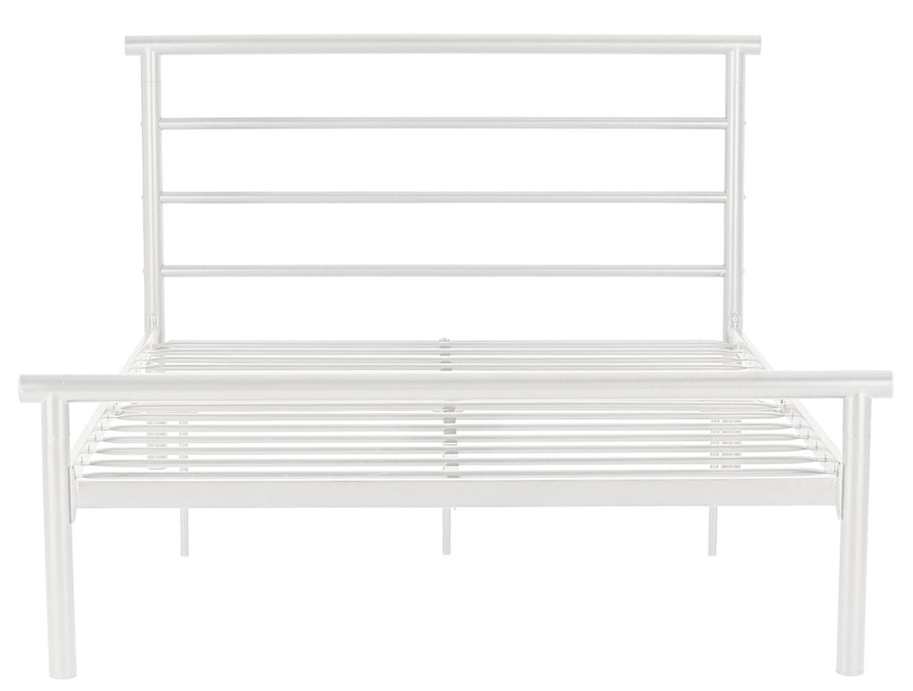 Avalon Small Double Metal Bed Frame - White