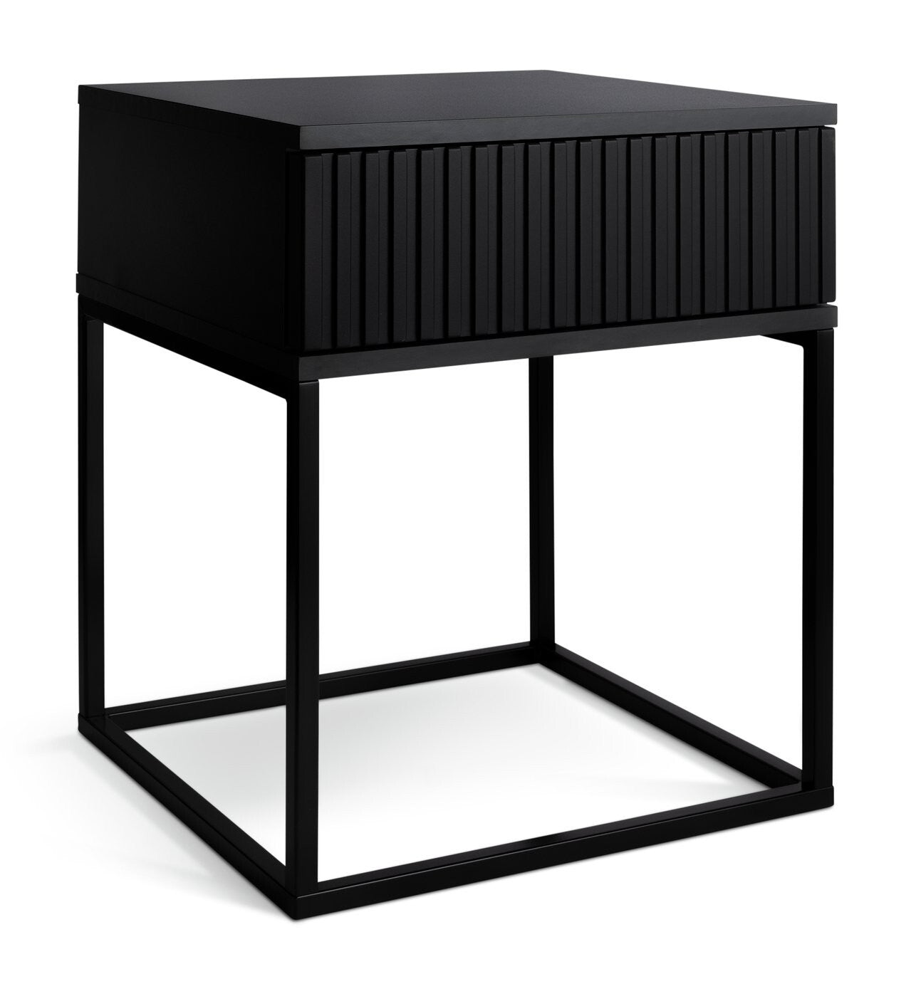 Habitat Digby 1 Drawer Bedside Table - Anthracite ( B Grade 27156 )