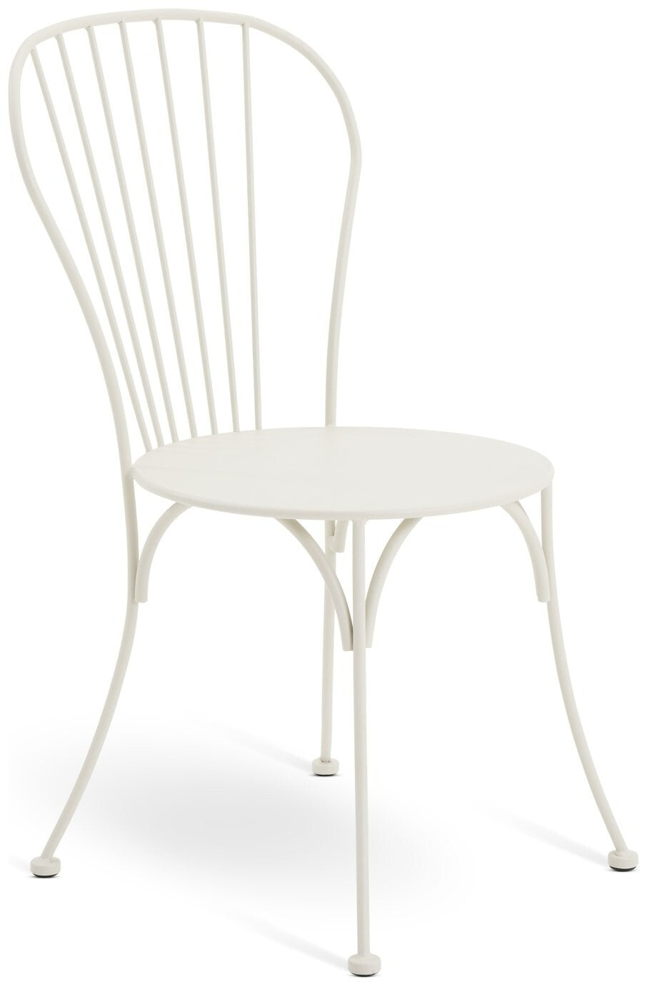 Habitat Elara 2 Seater Metal Garden Bistro Set - White | Outdoor Table Chair Set
