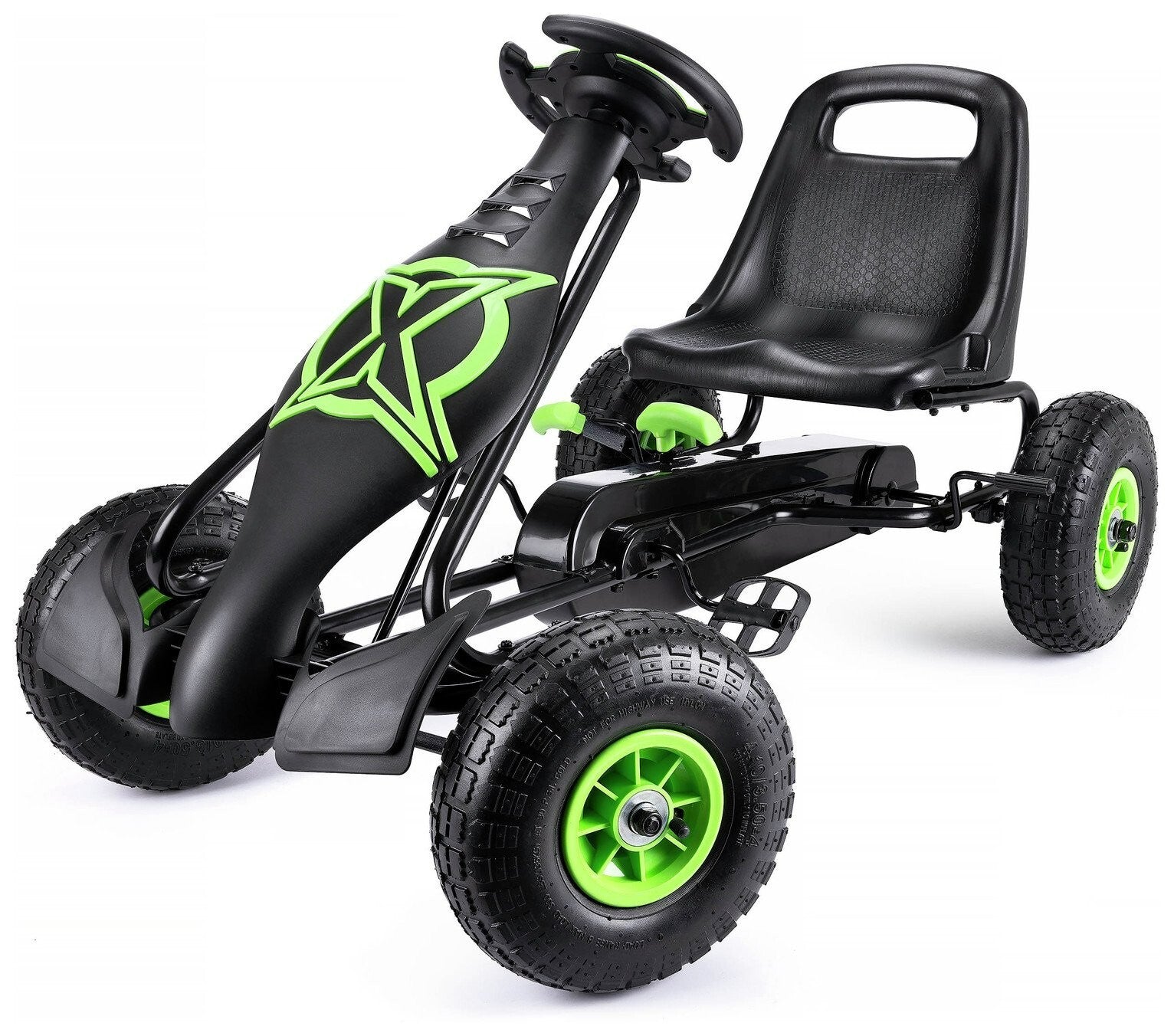 Xootz Viper Racing Go Kart - Black/Green