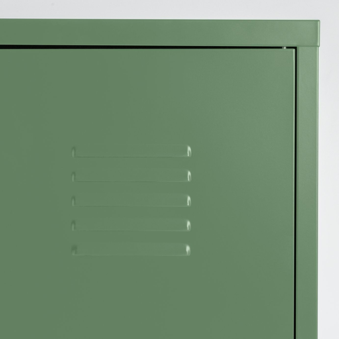 Habitat Stevie Tall 1 Door 4 Shelf Locker - Green