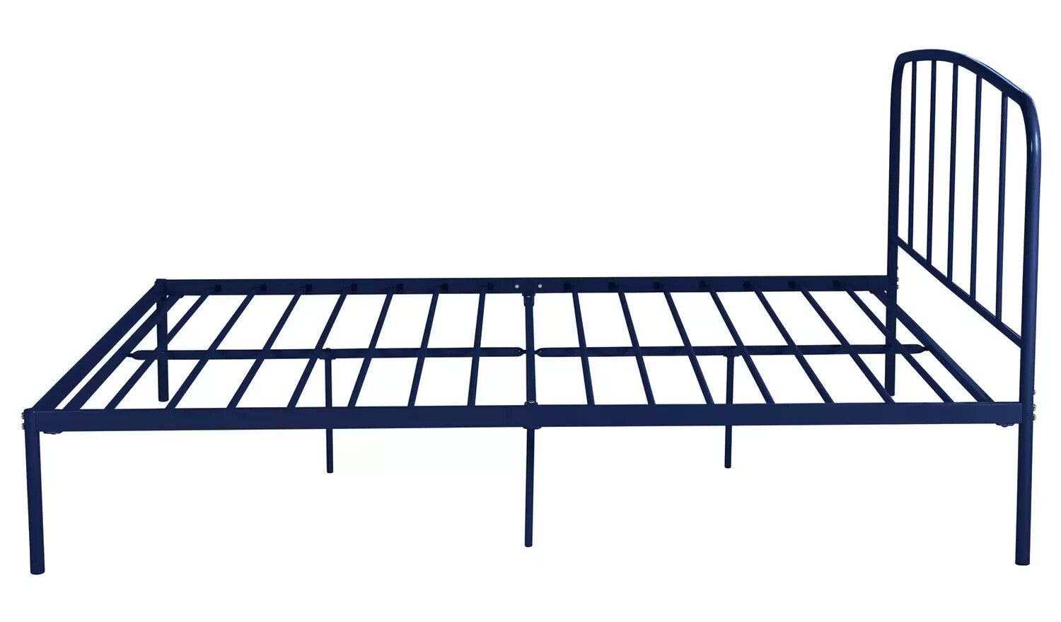 Freja Double Metal Bed Frame - Blue