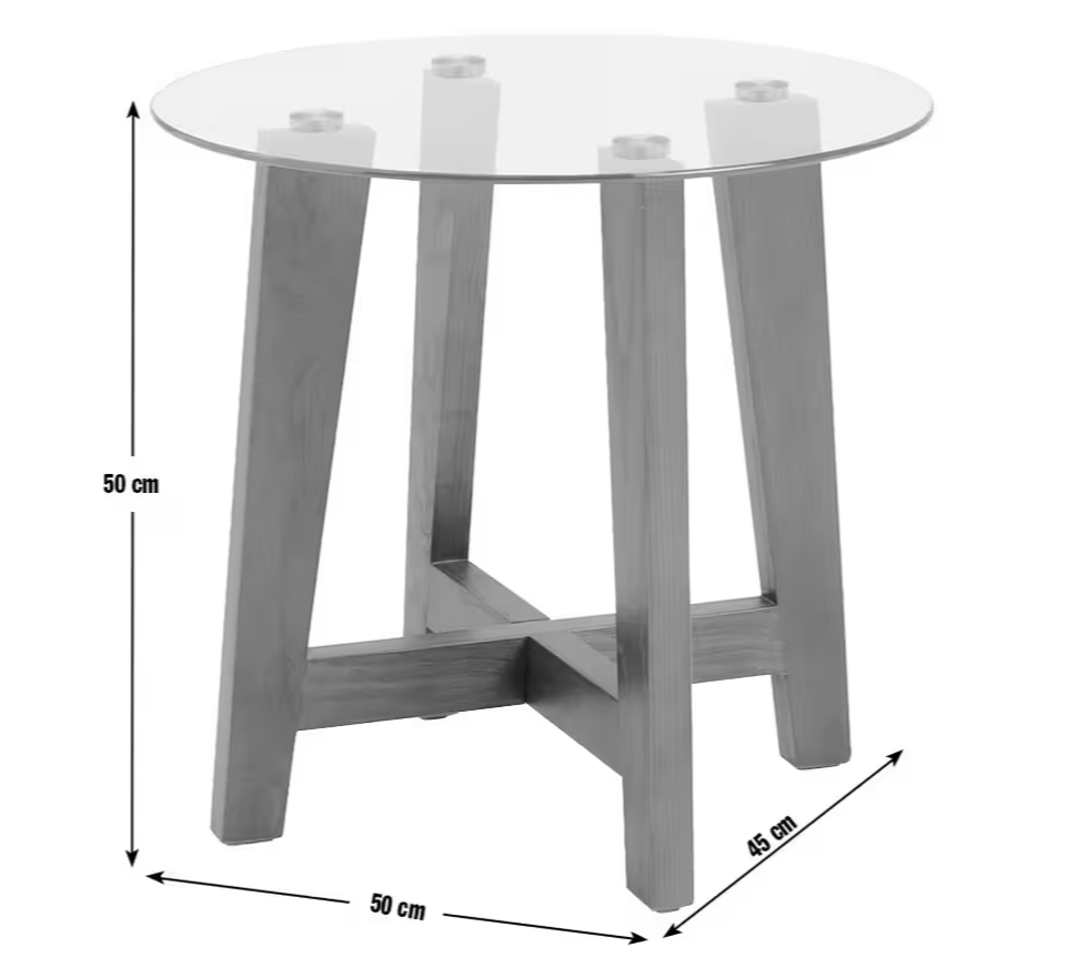 Zela Side Table - Oak
