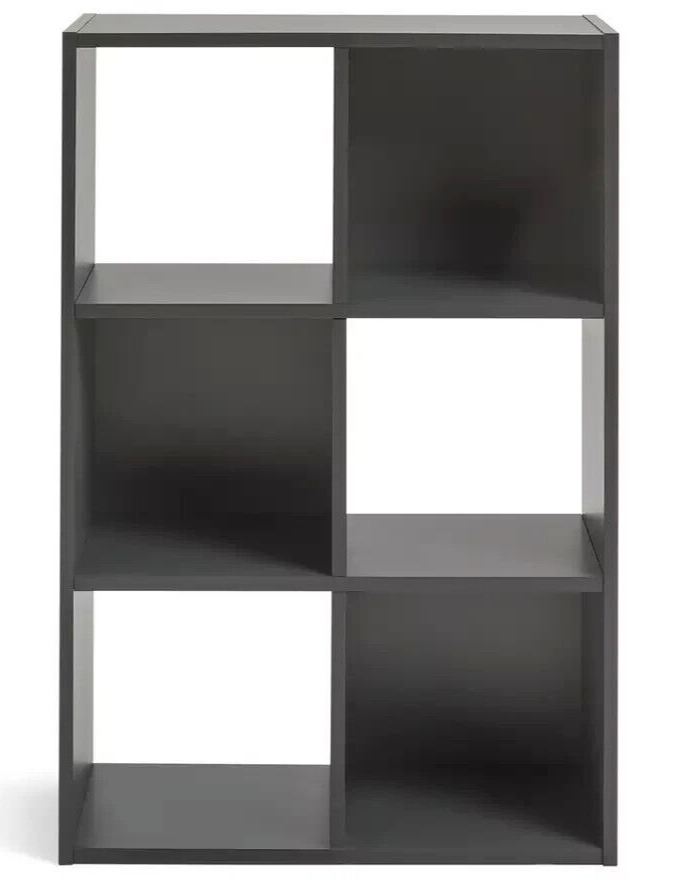 Squares 6 Cube Storage Unit - Dark Grey