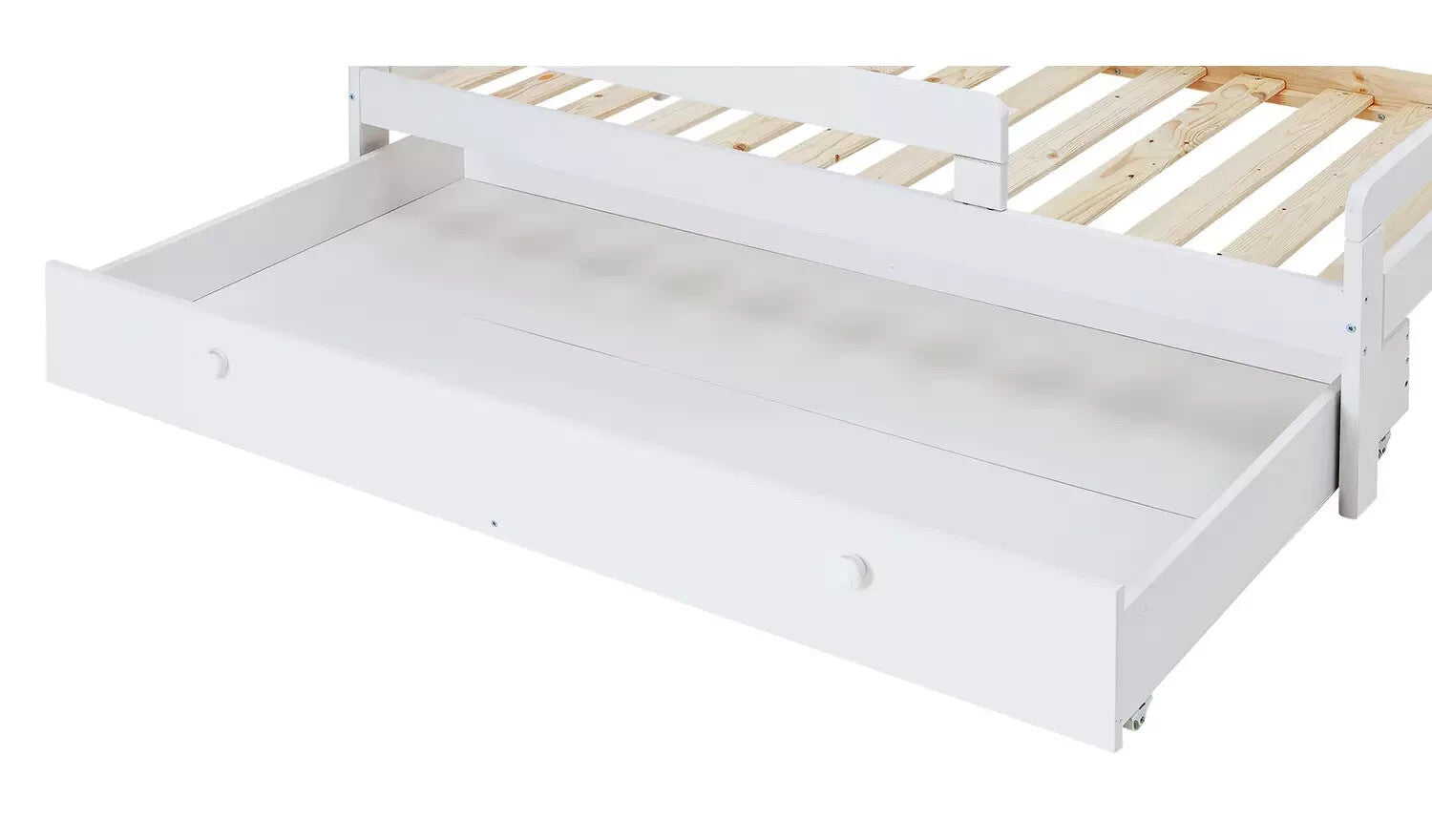 Habitat Ellis White Toddler Bed Frame with Storage | Kids Bedroom Storage Bed