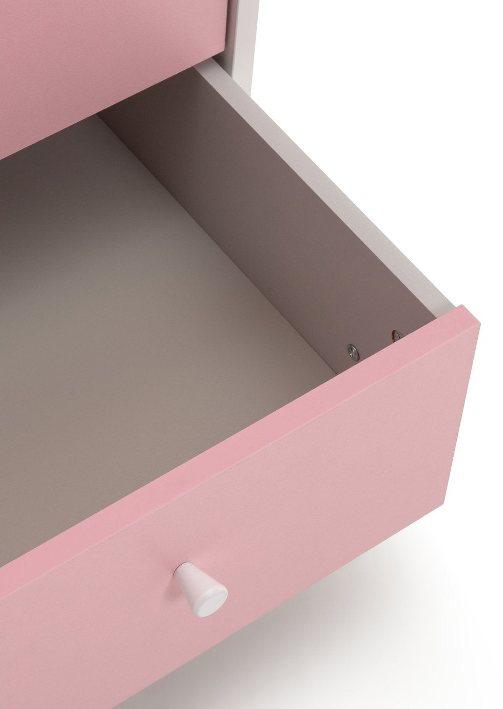 Home Kids Malibu 4+2 Chest of Drawers - Pink & White | bedroom storage for kids