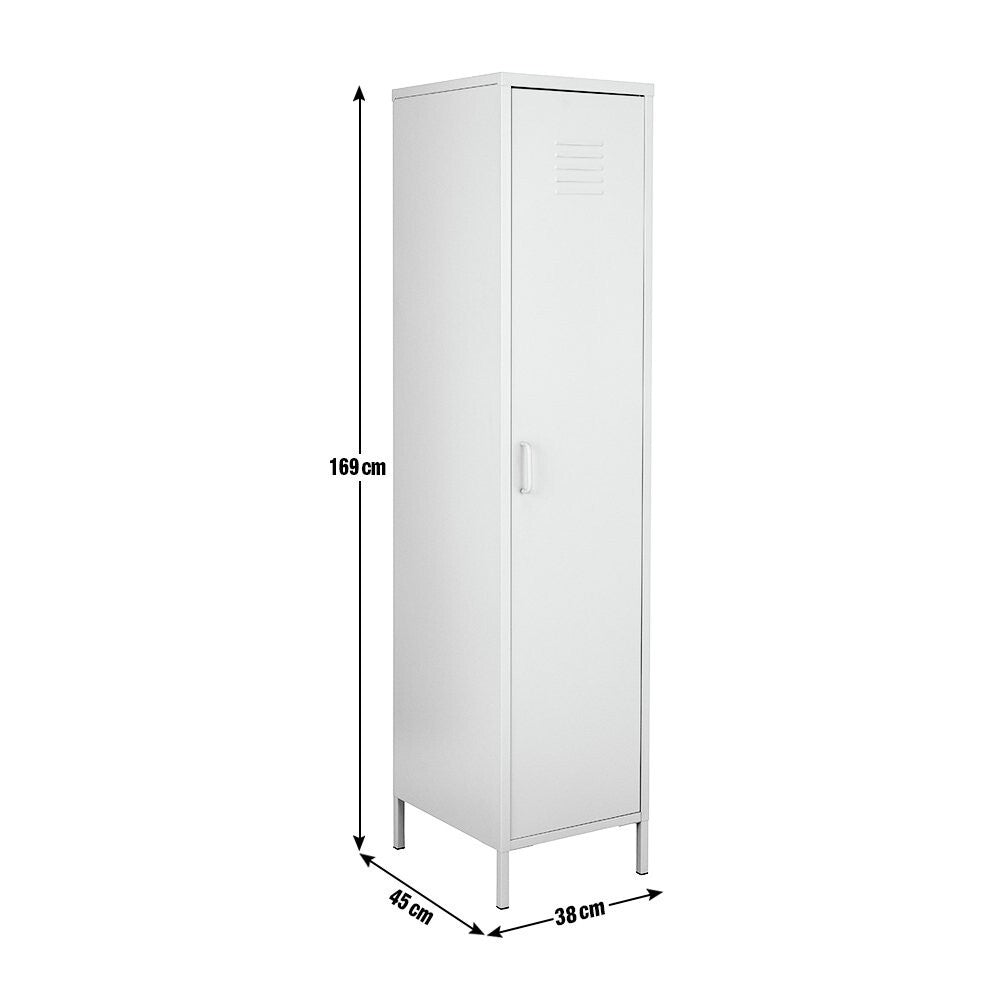 Habitat Tall 1 Door 4 Shelf Locker -Red