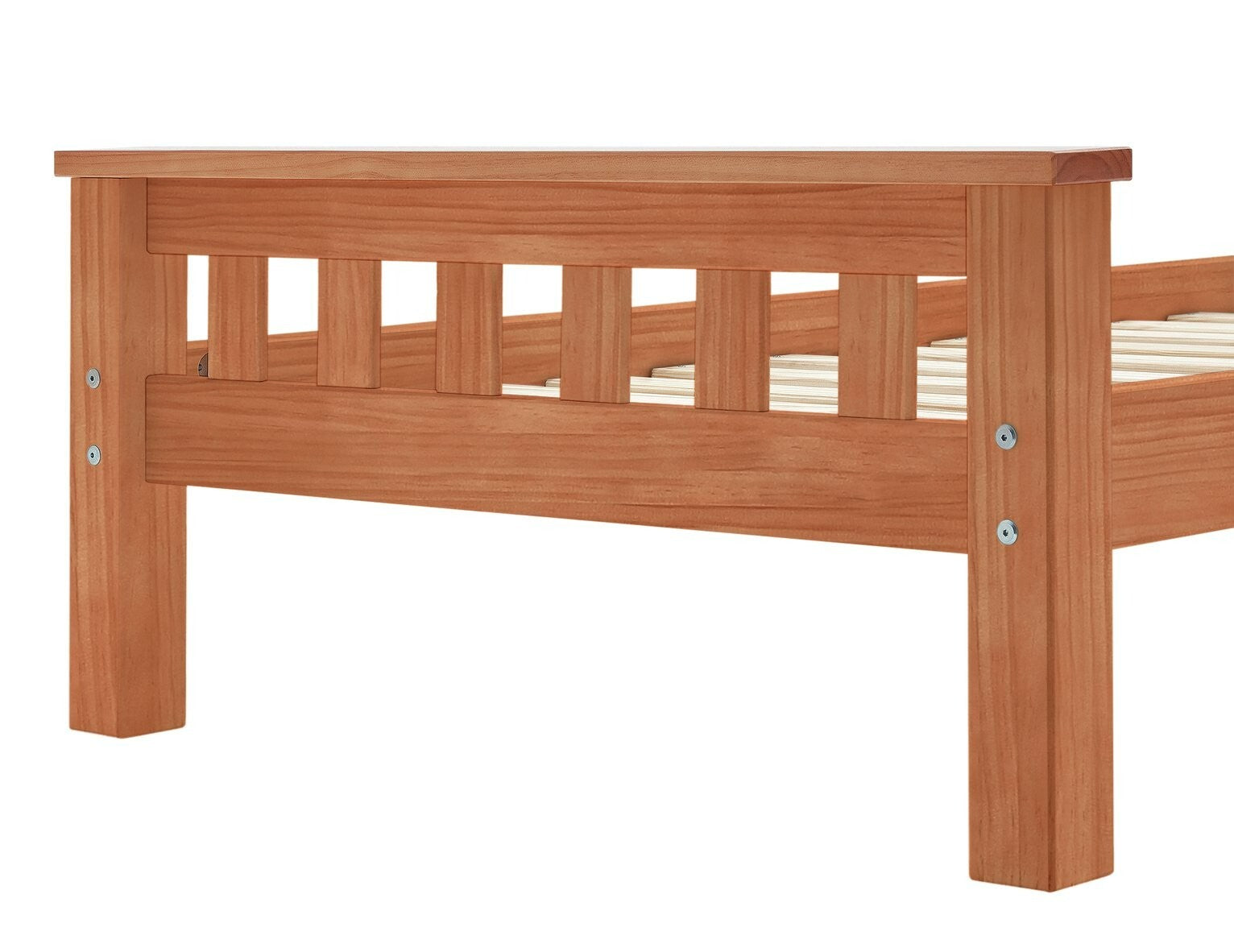 Heavy Duty Single Bed Frame - Pine