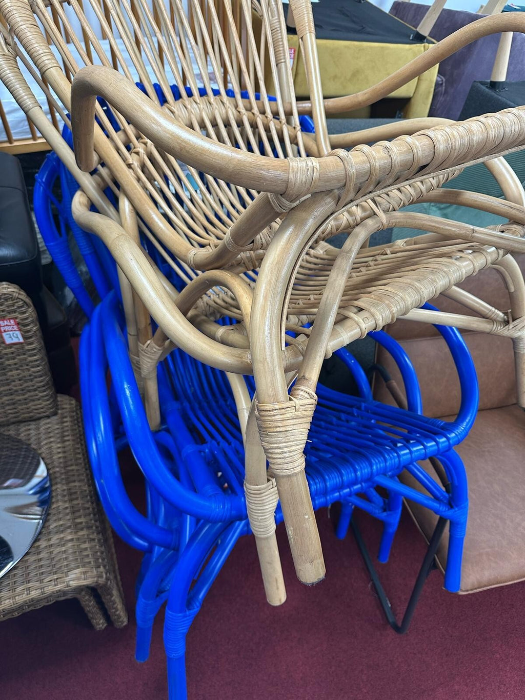 Habitat Wyatt Rattan Chair - Natural (S)