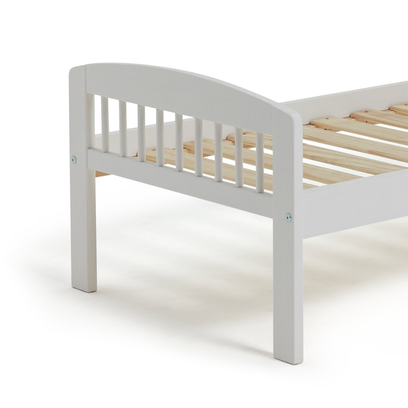 Jesse White Toddler Bed Frame ( B Grade )