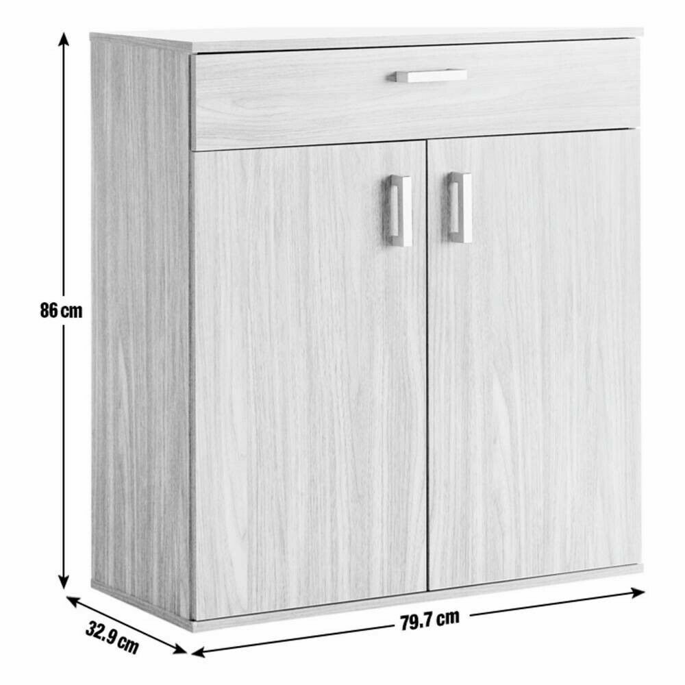 Home Venetia Shoe Storage Cabinet White | Organizer Cupboard for Entryway Shoes