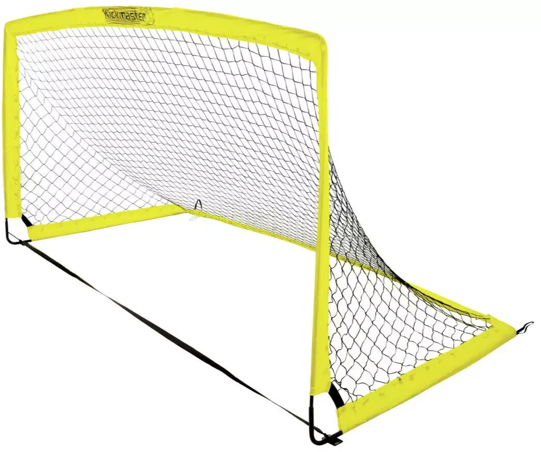 Kickmaster 6.5 x 3ft Quick Assembly Fibreglass Football Goal