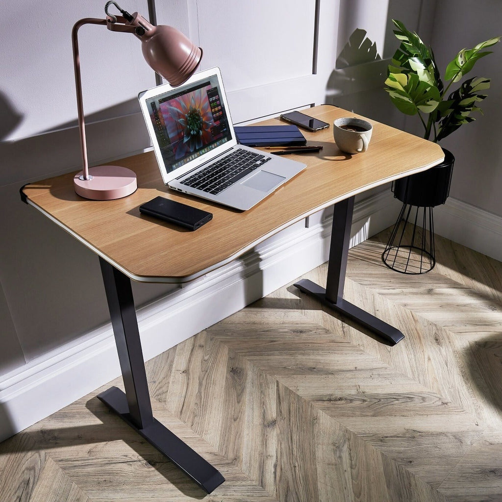 XR Living Oka Compact Office Desk - Oak