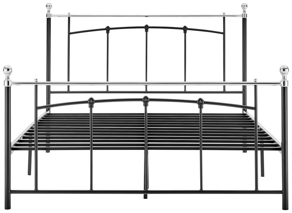 Yani Double Metal Bed Frame - Black