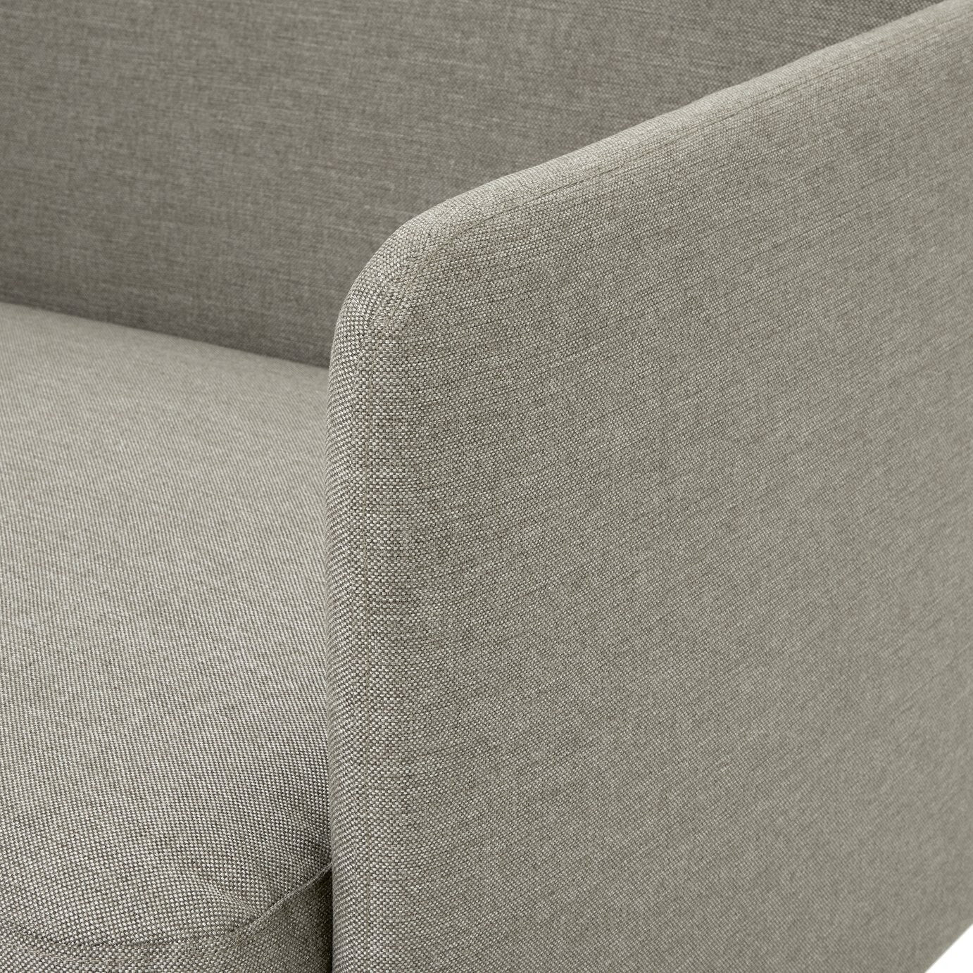 Mina Fabric 2 Seater Sofa in a Box - Grey