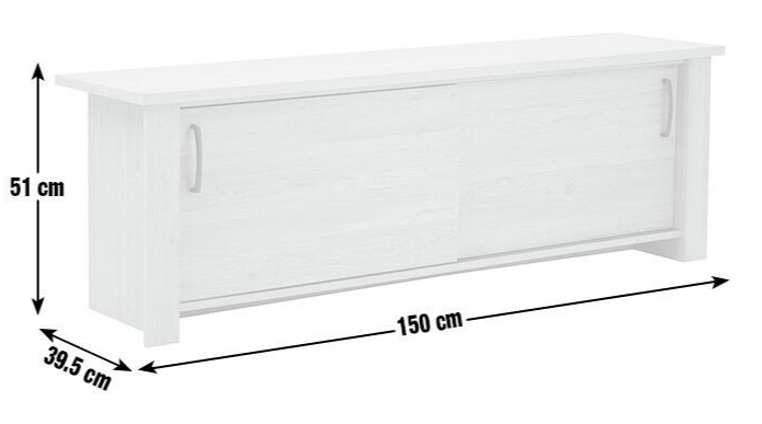 Oakham 2 Door TV Unit - Oak