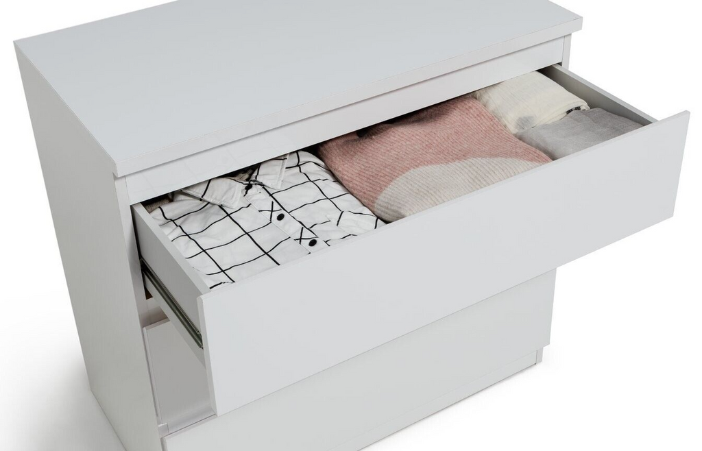 Habitat Jenson Gloss 3 Drawer Chest - White ( B Grade 31382 )