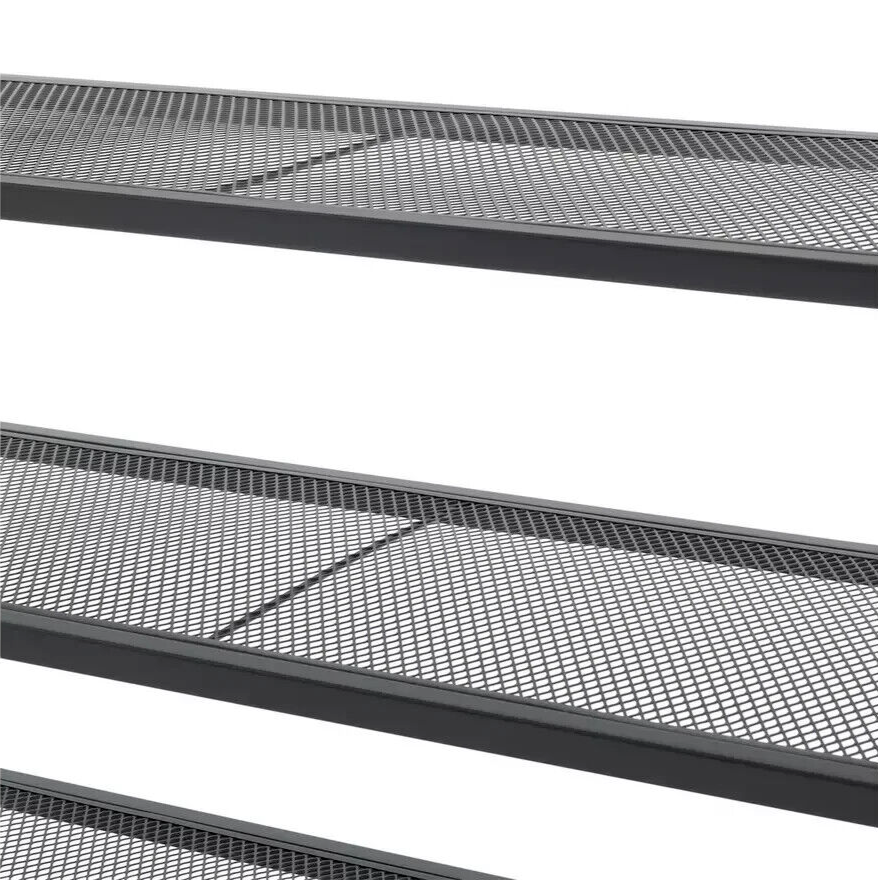 Habitat Loft Living 5 Shelf Shoe Storage Rack - Black | Footwear Rack, Hallway