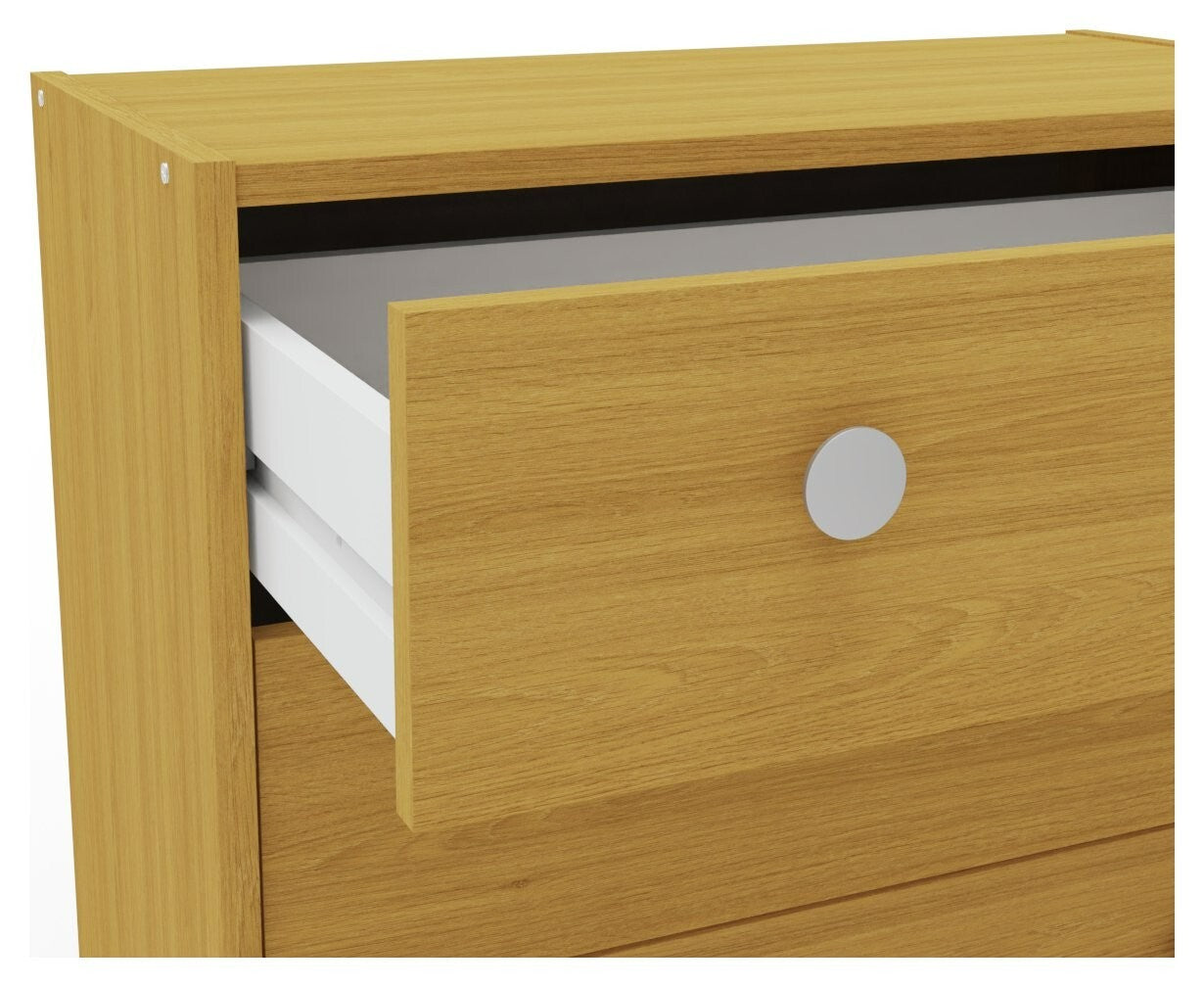 Seville 2 Piece 1 Door Wardrobe Set - Oak