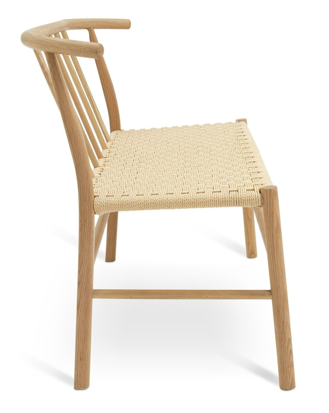 Scottie Solid Oak Dining Bench | Minimalist wood bench