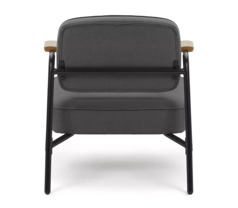 Jesper Fabric Accent Chair - Grey