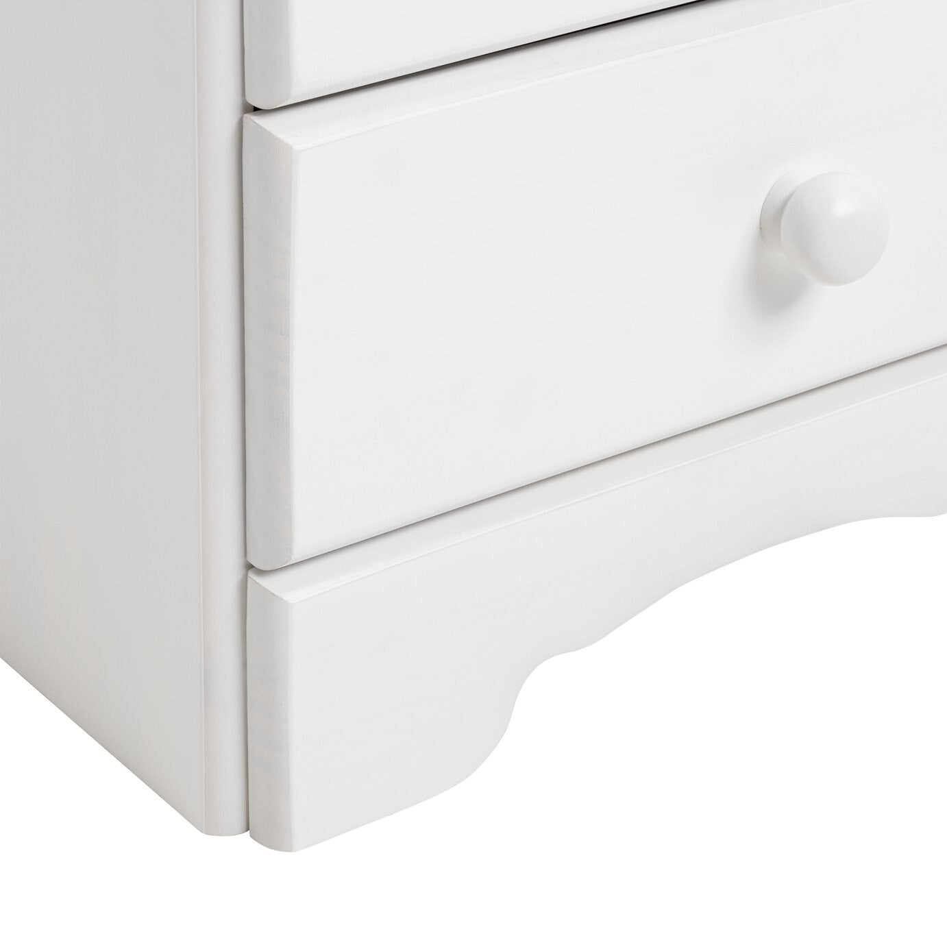 Nordic 4 + 2 Drawer Chest - White