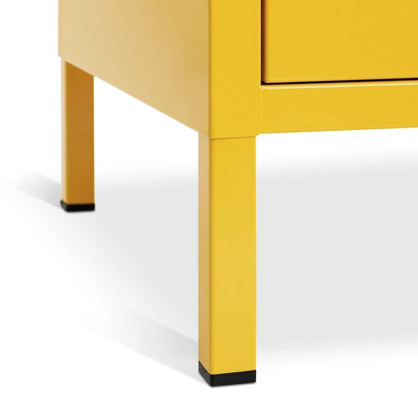 Habitat Stevie 1 Door Bedside Table - Mustard