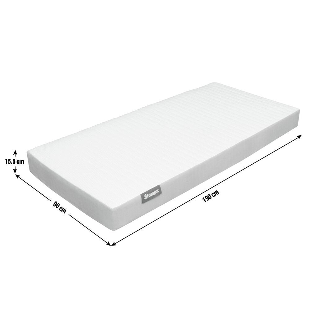 Stompa S Flex Air Flow Pocket Sprung Mattress - Single