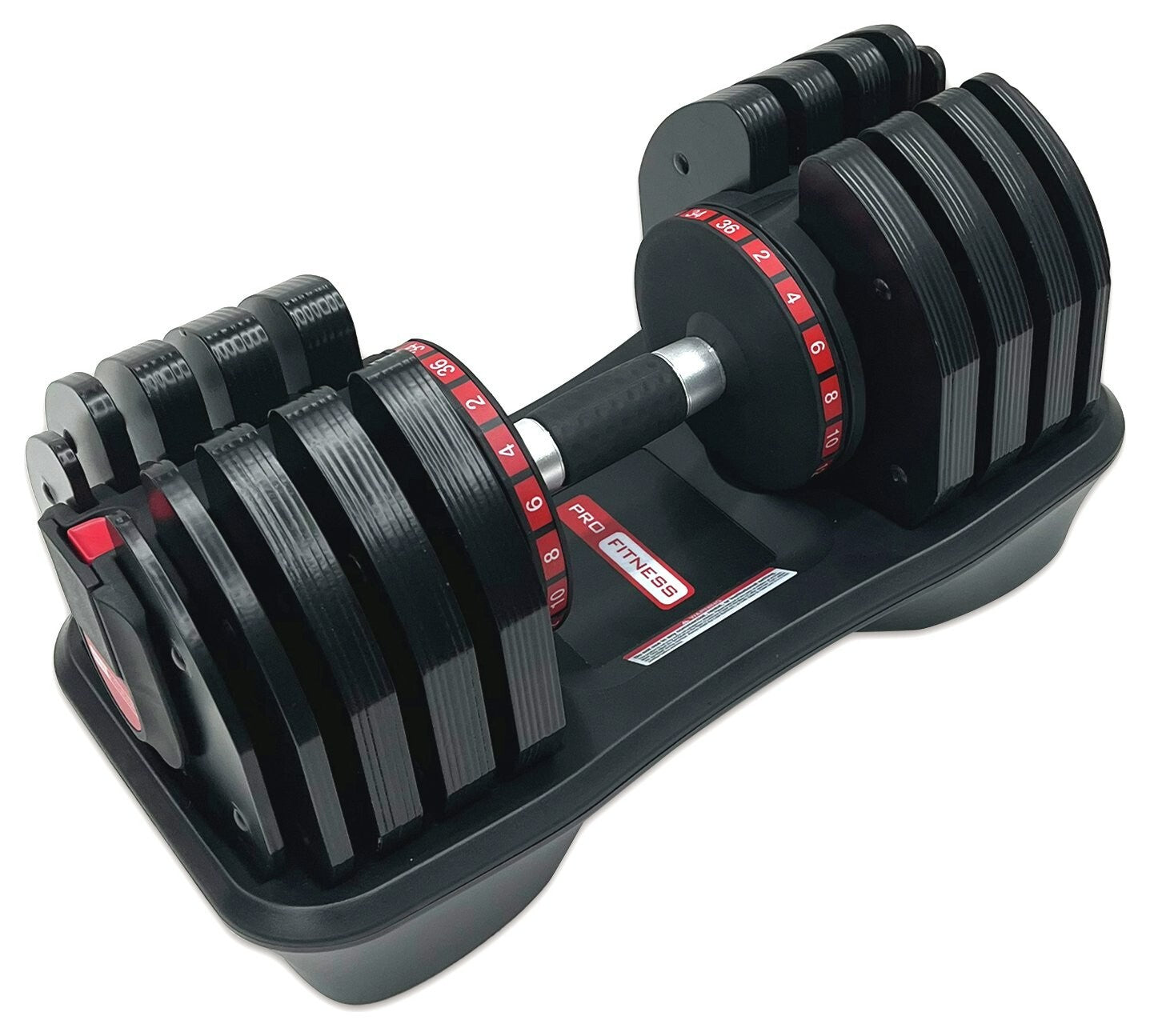 Pro Fitness Adjustable 36KG Dumbbell