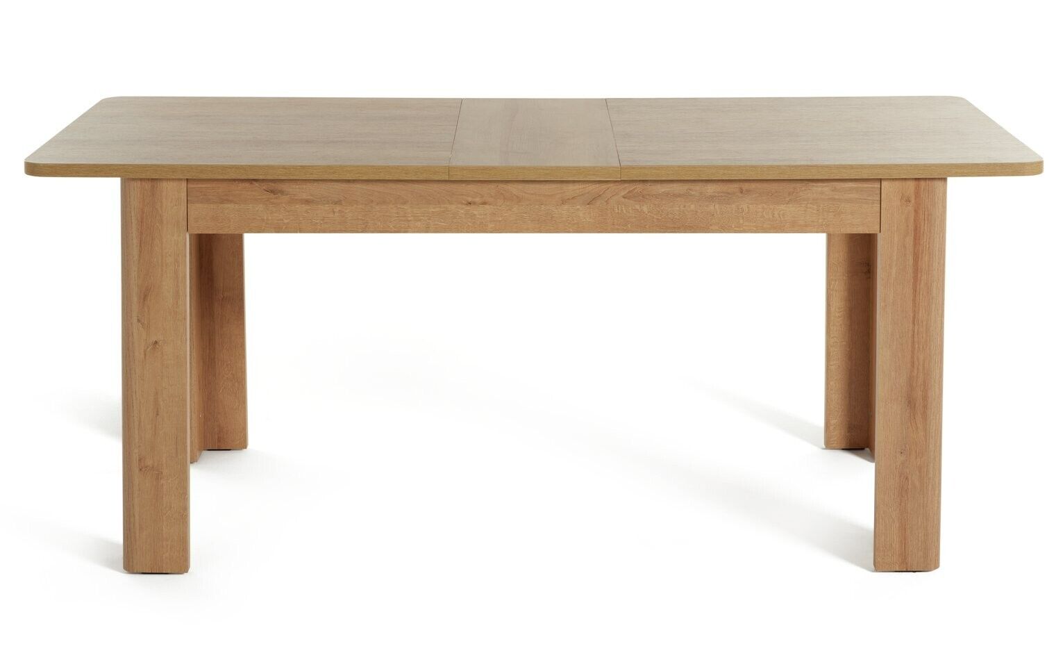 Miami Curve Extending Oak Effect Dining Table