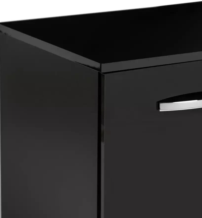 Habitat Hayward 2 Door TV Unit - Black Gloss ( B Grade 44483 - 44487 )
