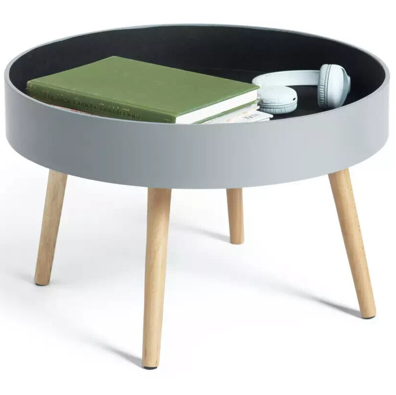 Habitat Skandi Round Coffee Table - Grey