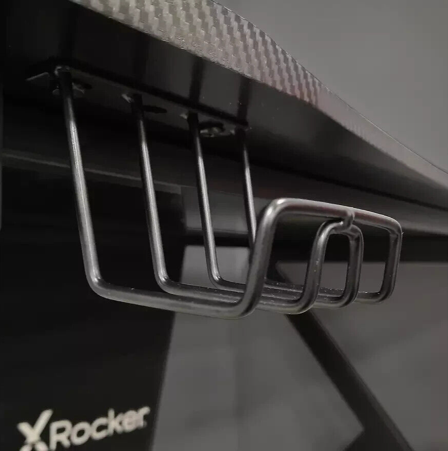 X Rocker Arteon Gaming Desk Red | Ergonomic PC Computer Desk for Gamers Home
