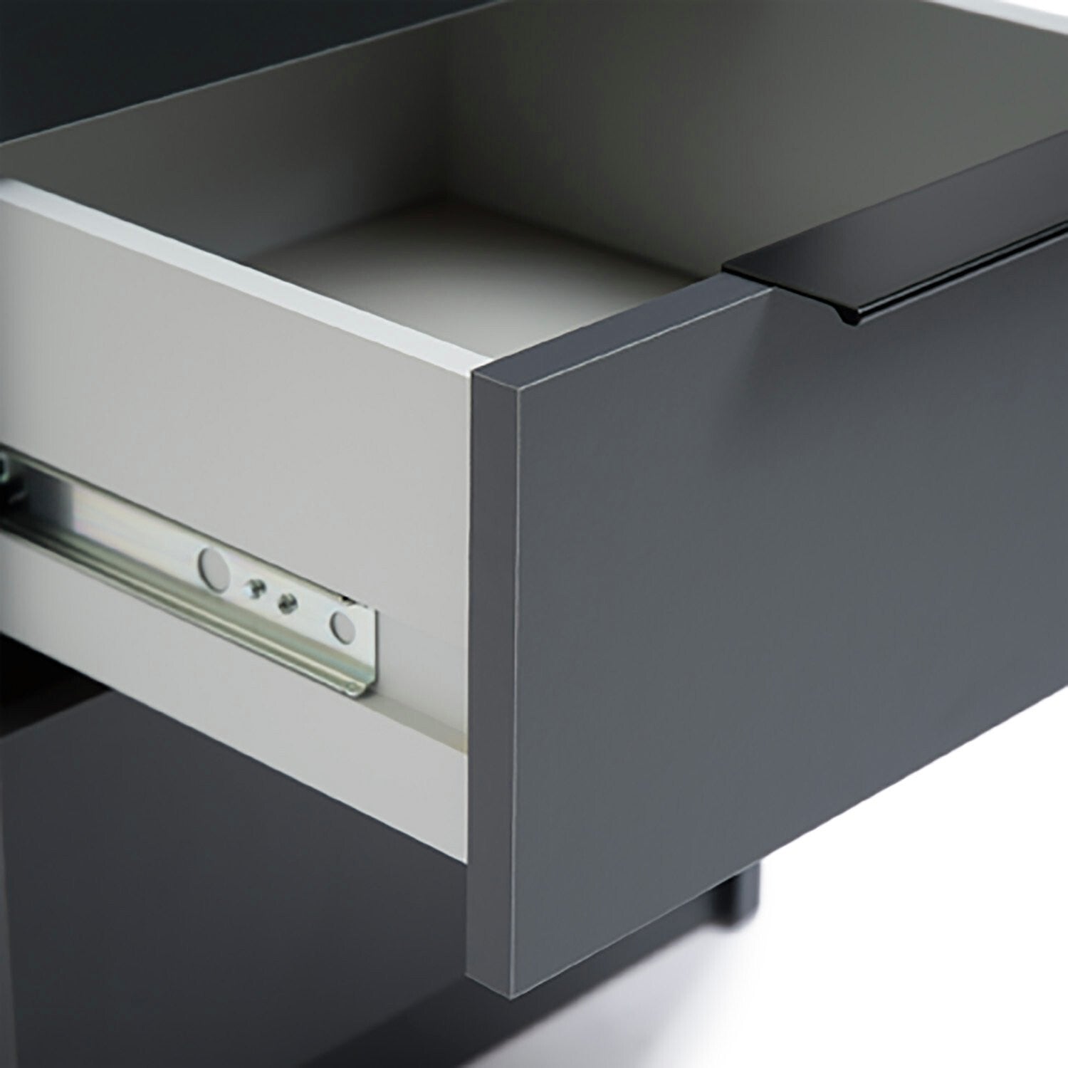 Hallingford 3 Drawer Bedside Table - Anthracite