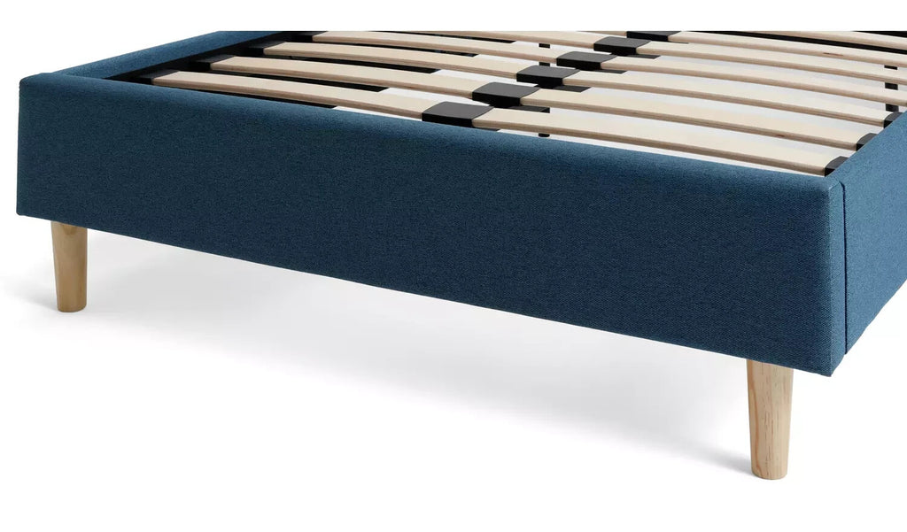 Habitat Olivia Single Bed Frame - Blue | Sturdy Modern Bed Kids Teens Bedroom