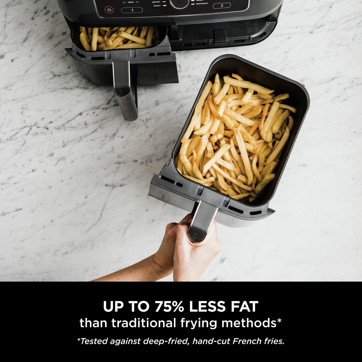 Ninja Foodi MAX Dual Zone AF400UK 9.5L Air Fryer - Black ( B Grade 43368 )