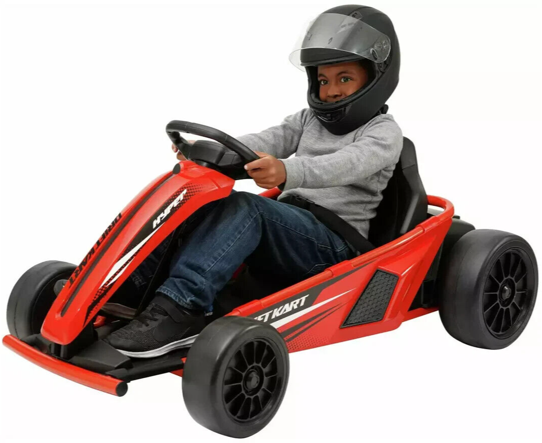 Hyper Drift Go Kart 24V Electric Ride On - Red