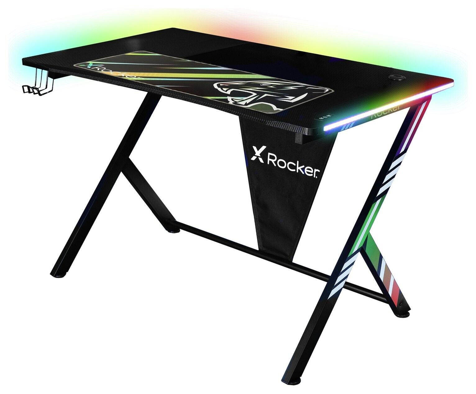 X Rocker Arteon RGB App Controlled LED Gaming Desk ( B Grade )