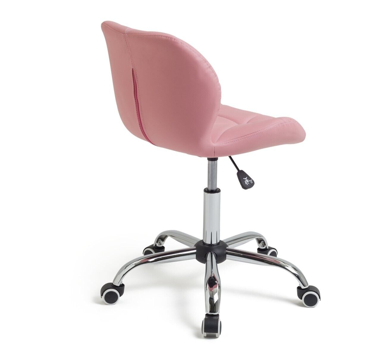 Boutique Faux Leather Office Chair - Pink | Adjustable Desk Chair Home Office