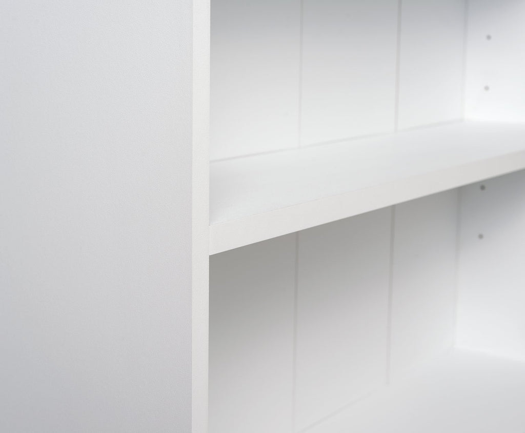 Maine Deep Bookcase - White  ( B Grade 54903 - 54904 )