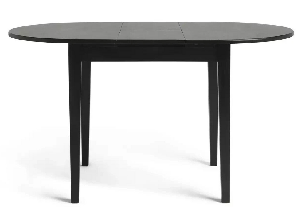 Banbury Extending Solid Wood Dining Table - Black