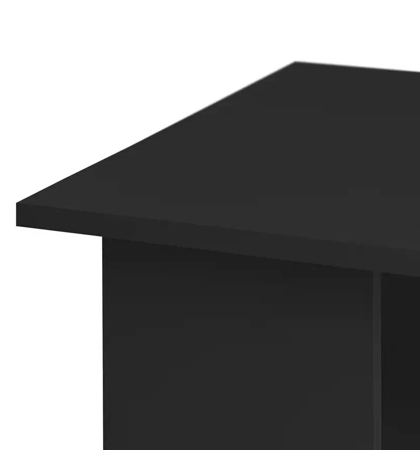 Malibu 3 Drawer Office Desk - Black ( B Grade )