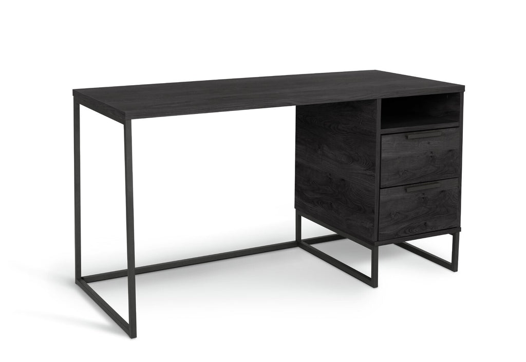 Habitat Nomad 2 Drawer Office Desk - Black ( B Grade 37164 )