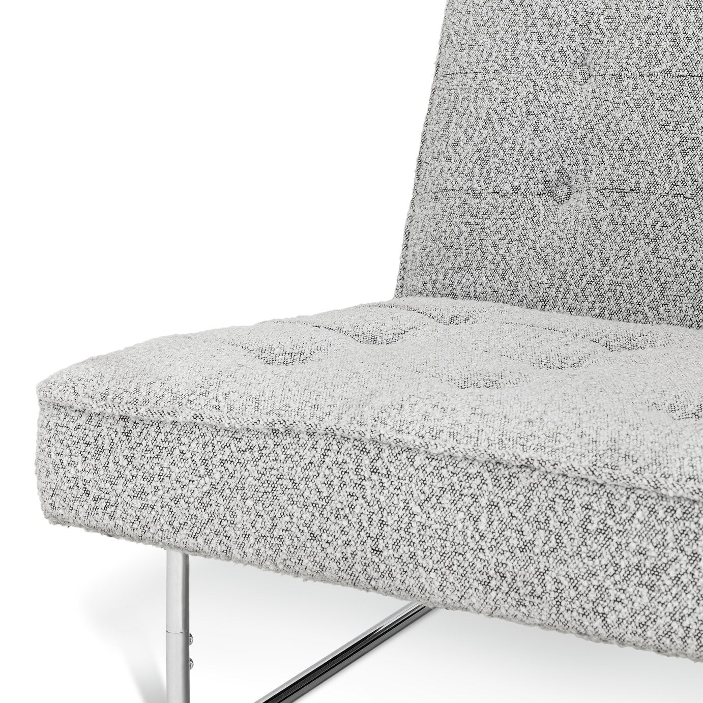 Habitat 60 Duomo Boucle Tubular Chair - Grey