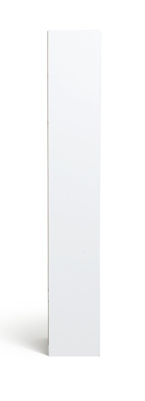 Maine Narrow Bookcase - White ( B Grade 39252 )