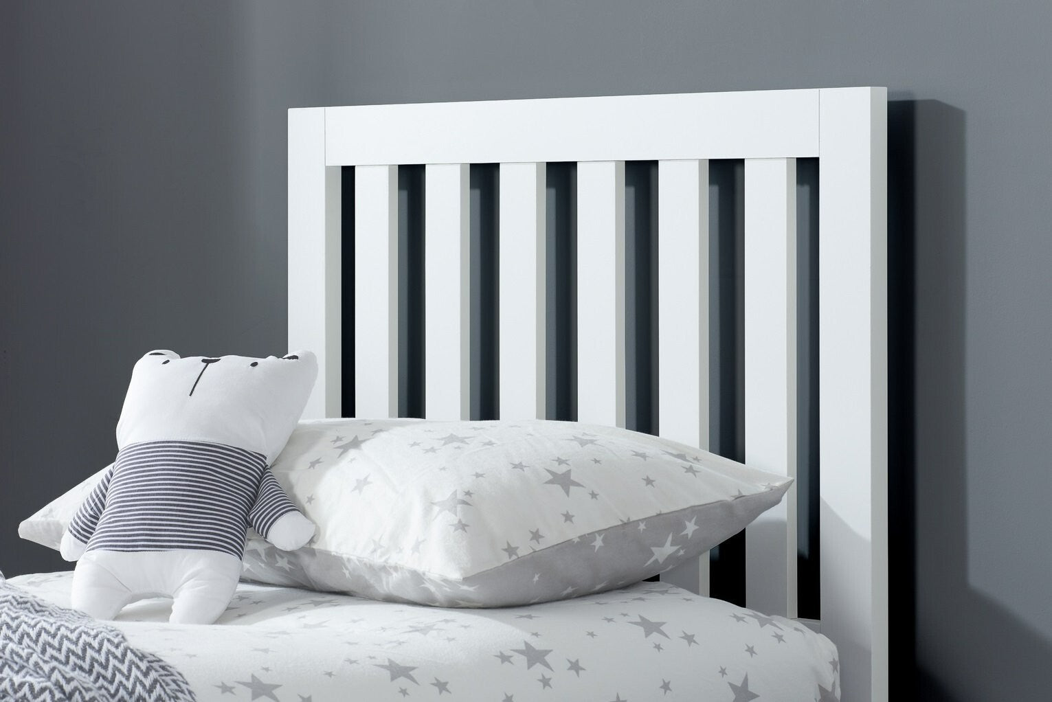 Birlea Appleby Single Wood Effect Bed Frame - White