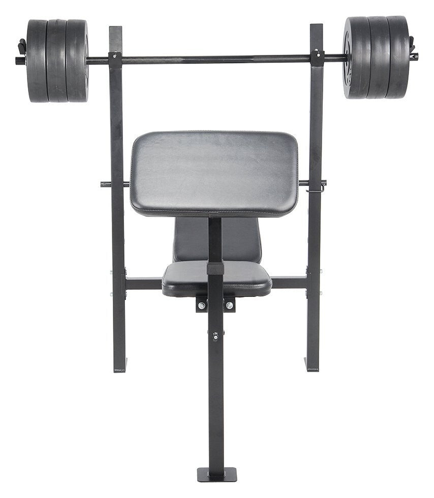 Opti Bench with 30kg Weights | Home Gym Fitness Equipment for Strength Training