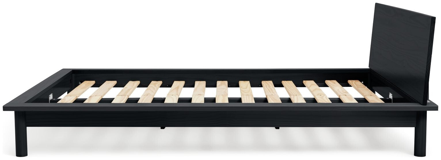 Habitat Akio Kingsize Platform Bed Frame - Black ( B Grade 32618  )