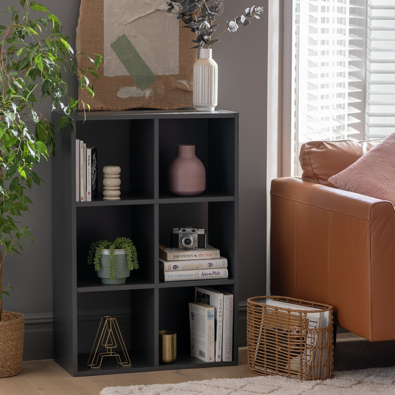 Squares 6 Cube Storage Unit - Anthracite