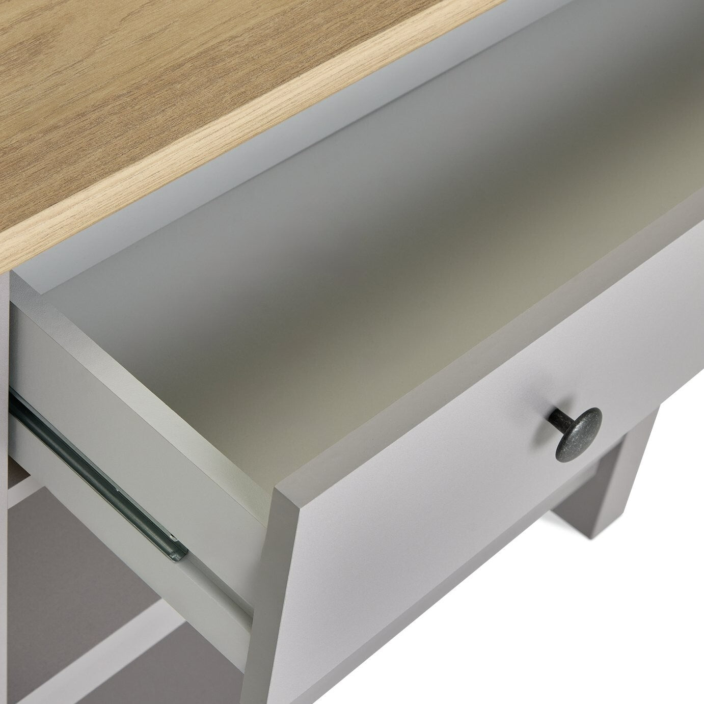 Home Winchester 1 Drawer Console Table - Grey